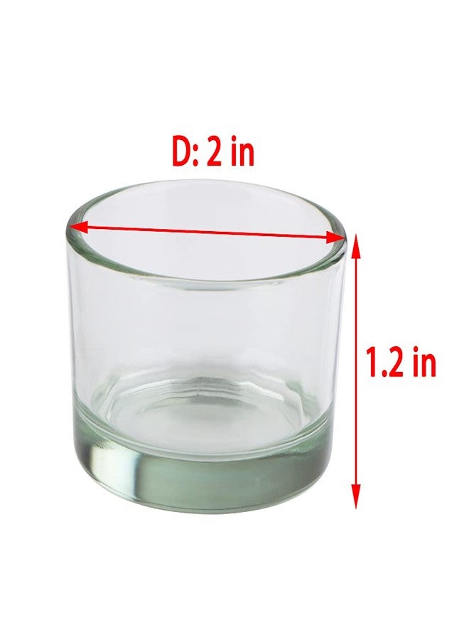 DQITJ 2 Pcs Hamster Food and Water Bowl Glass Anti-Turning Transparent Dish for Hamster and Other Small Pet - Image 4